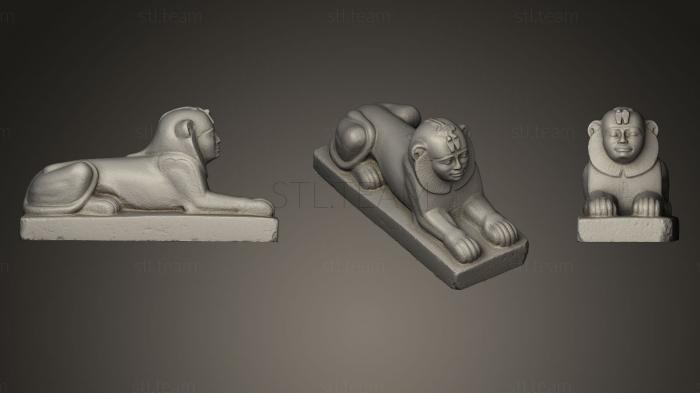 3D model Taharqo Sphinx (STL)